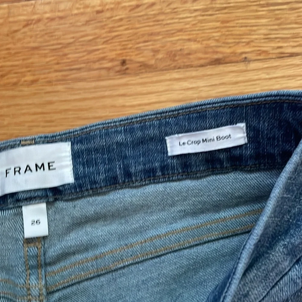 Frame Denim Le Crop‎ Mini Boot Size 26 C6 - Picture 3 of 5